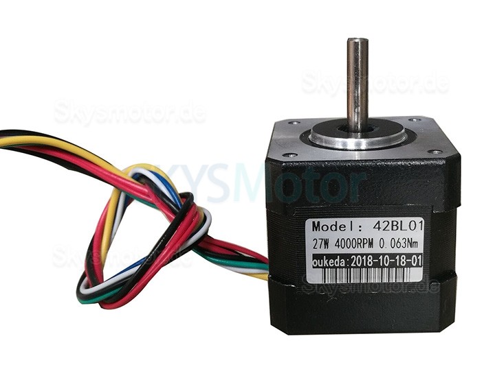 24VDC Bürstenlose DC Motor OSP001474 3 Phasen 6,3Ncm/12,5Ncm/18,8Ncm 4000U/min BLDC Motor